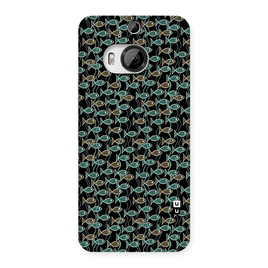 Animated Fishes Art Pattern Back Case for HTC One M9 Plus