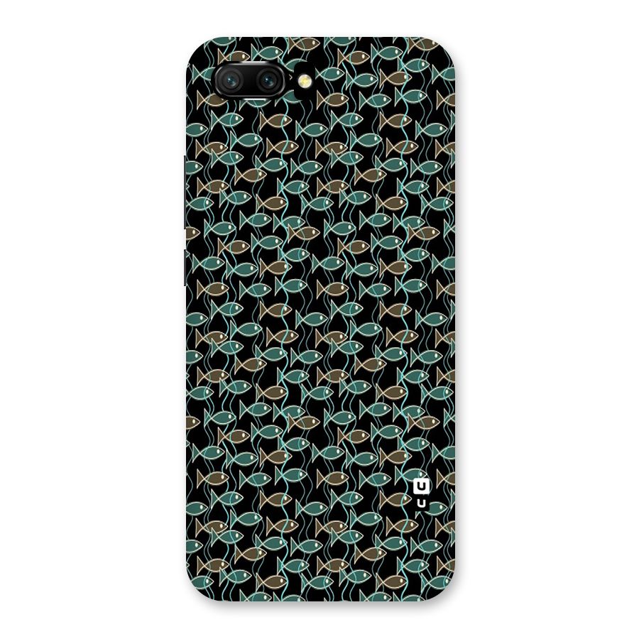 Animated Fishes Art Pattern Back Case for Honor 10