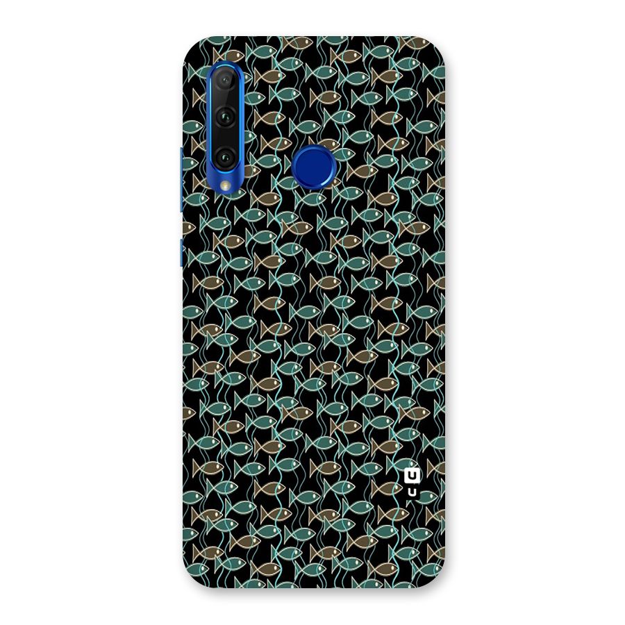Animated Fishes Art Pattern Back Case for Honor 20i
