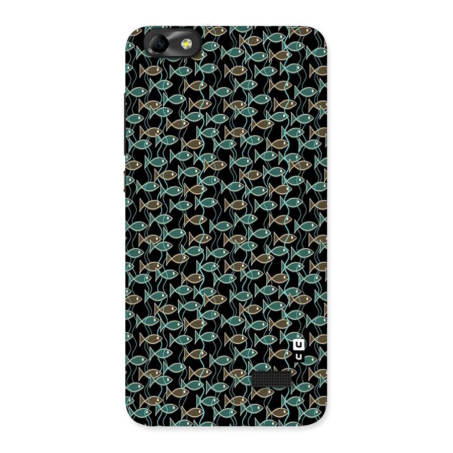 Animated Fishes Art Pattern Back Case for Honor 4C