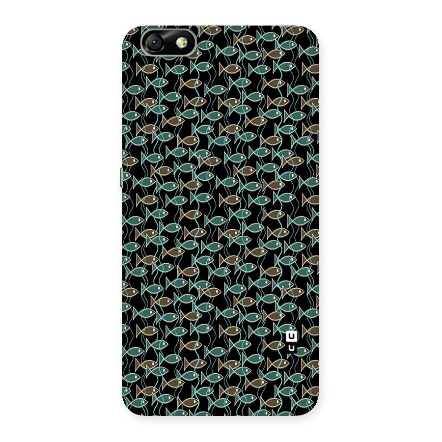 Animated Fishes Art Pattern Back Case for Honor 4X