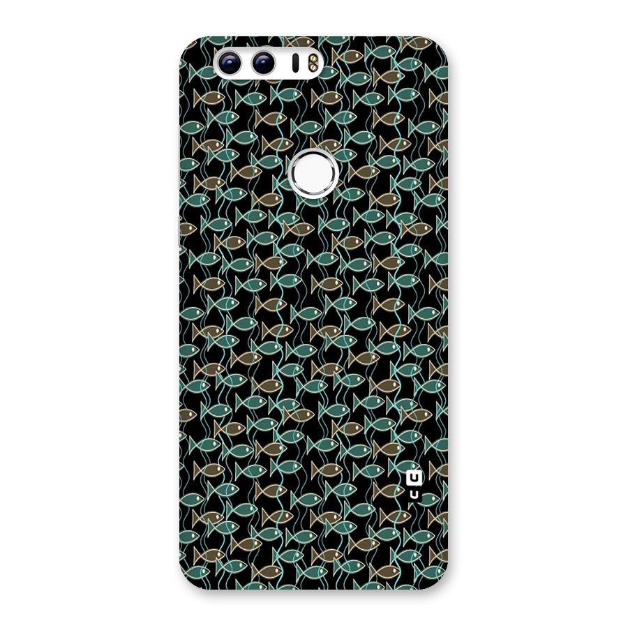 Animated Fishes Art Pattern Back Case for Honor 8