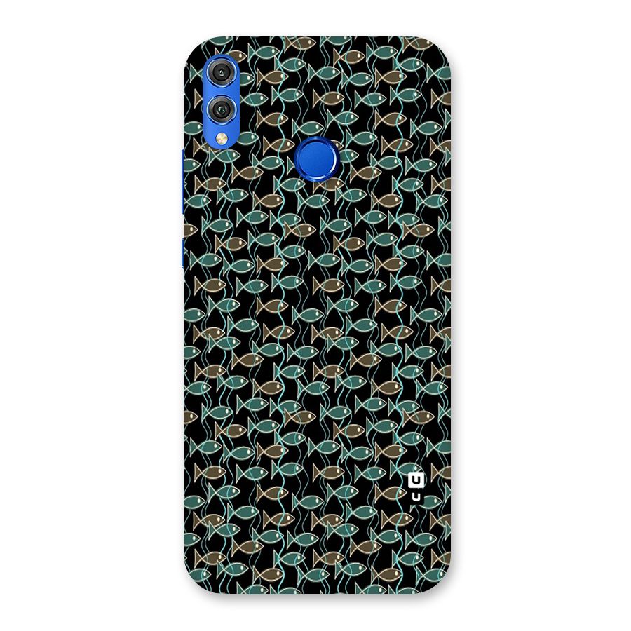 Animated Fishes Art Pattern Back Case for Honor 8X