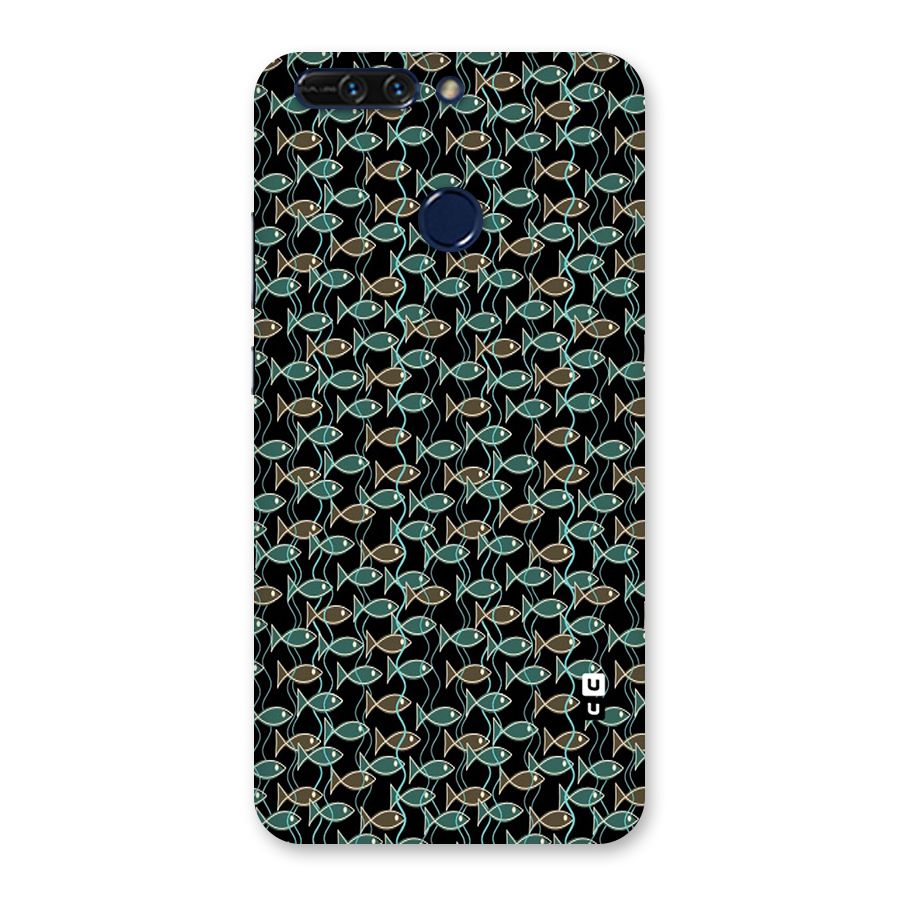 Animated Fishes Art Pattern Back Case for Honor 8 Pro