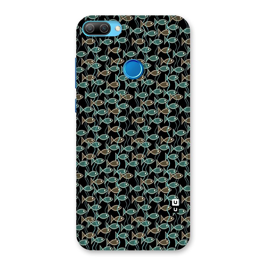 Animated Fishes Art Pattern Back Case for Honor 9N