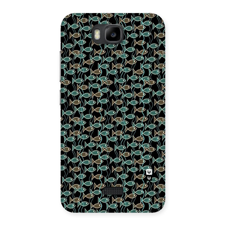 Animated Fishes Art Pattern Back Case for Honor Bee