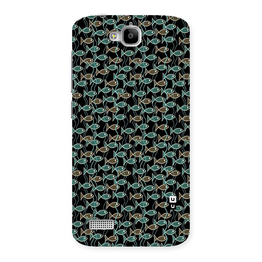 Animated Fishes Art Pattern Back Case for Honor Holly
