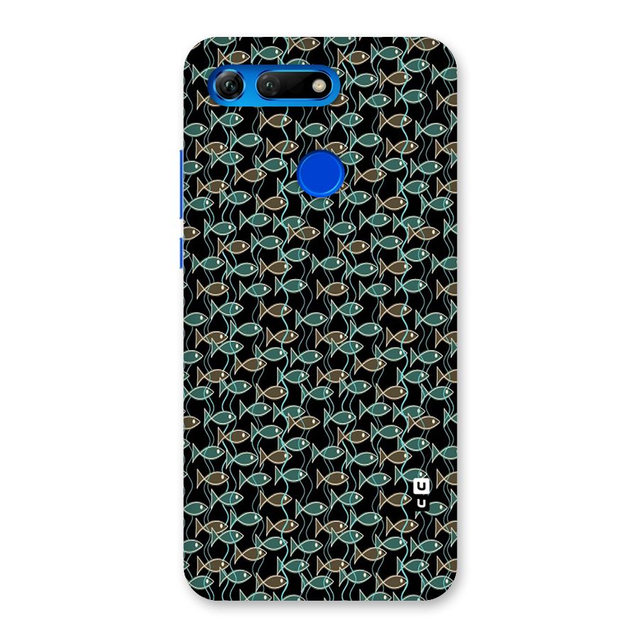 Animated Fishes Art Pattern Back Case for Honor View 20