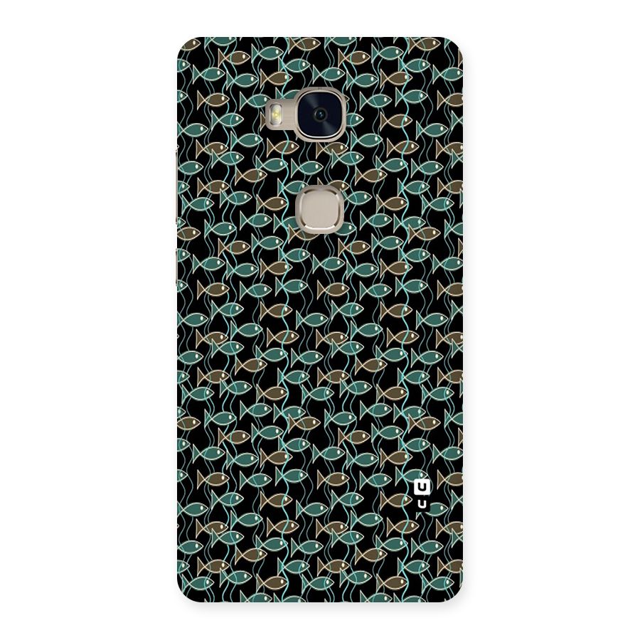Animated Fishes Art Pattern Back Case for Huawei Honor 5X