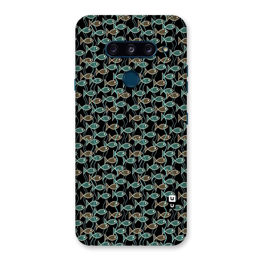 Animated Fishes Art Pattern Back Case for LG  V40 ThinQ