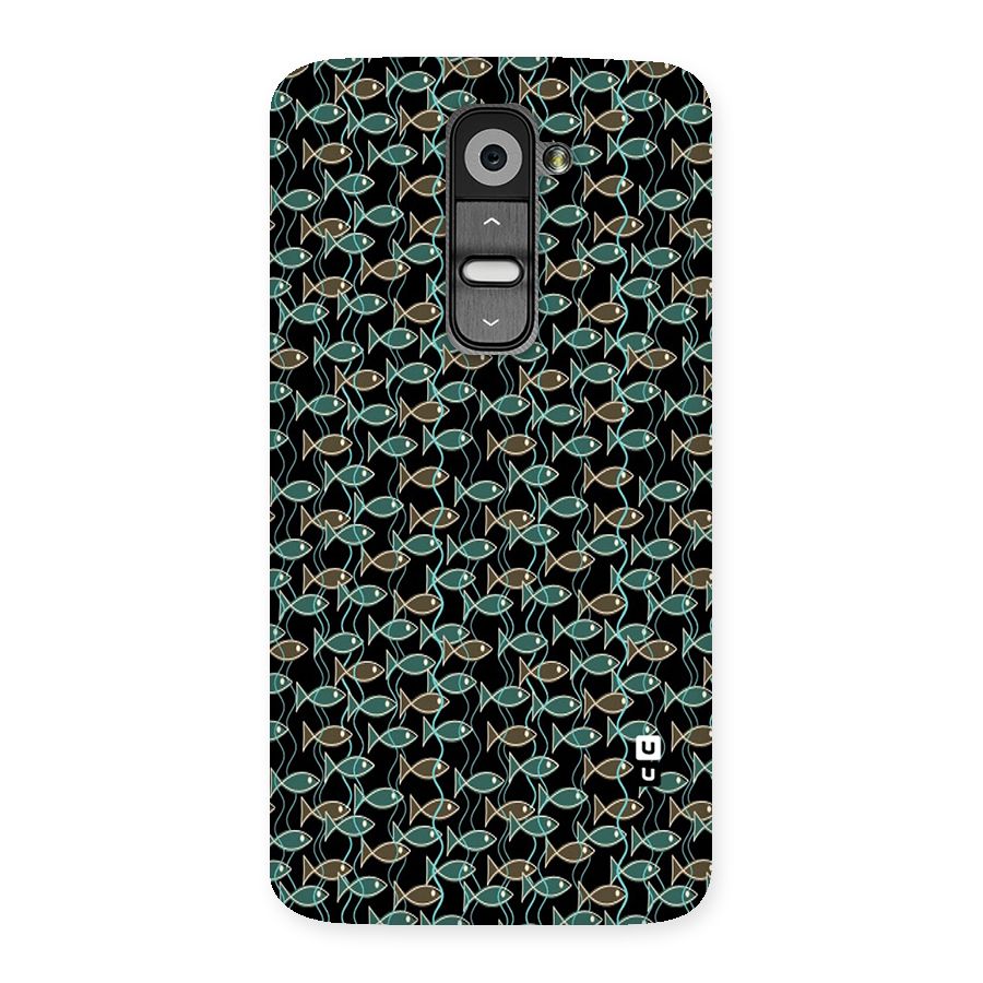 Animated Fishes Art Pattern Back Case for LG G2