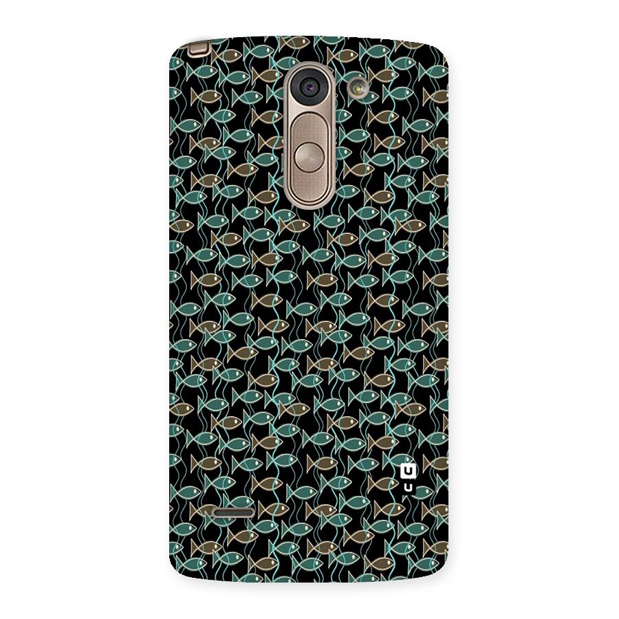 Animated Fishes Art Pattern Back Case for LG G3 Stylus