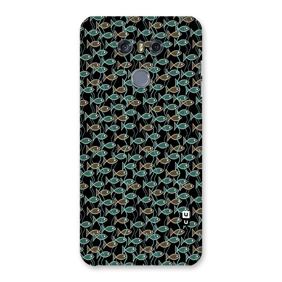 Animated Fishes Art Pattern Back Case for LG G6