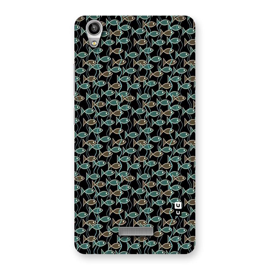 Animated Fishes Art Pattern Back Case for Lava-Pixel-V1