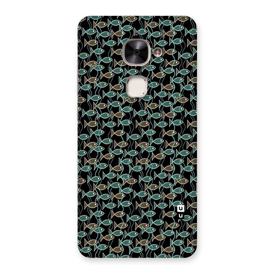 Animated Fishes Art Pattern Back Case for Le 2