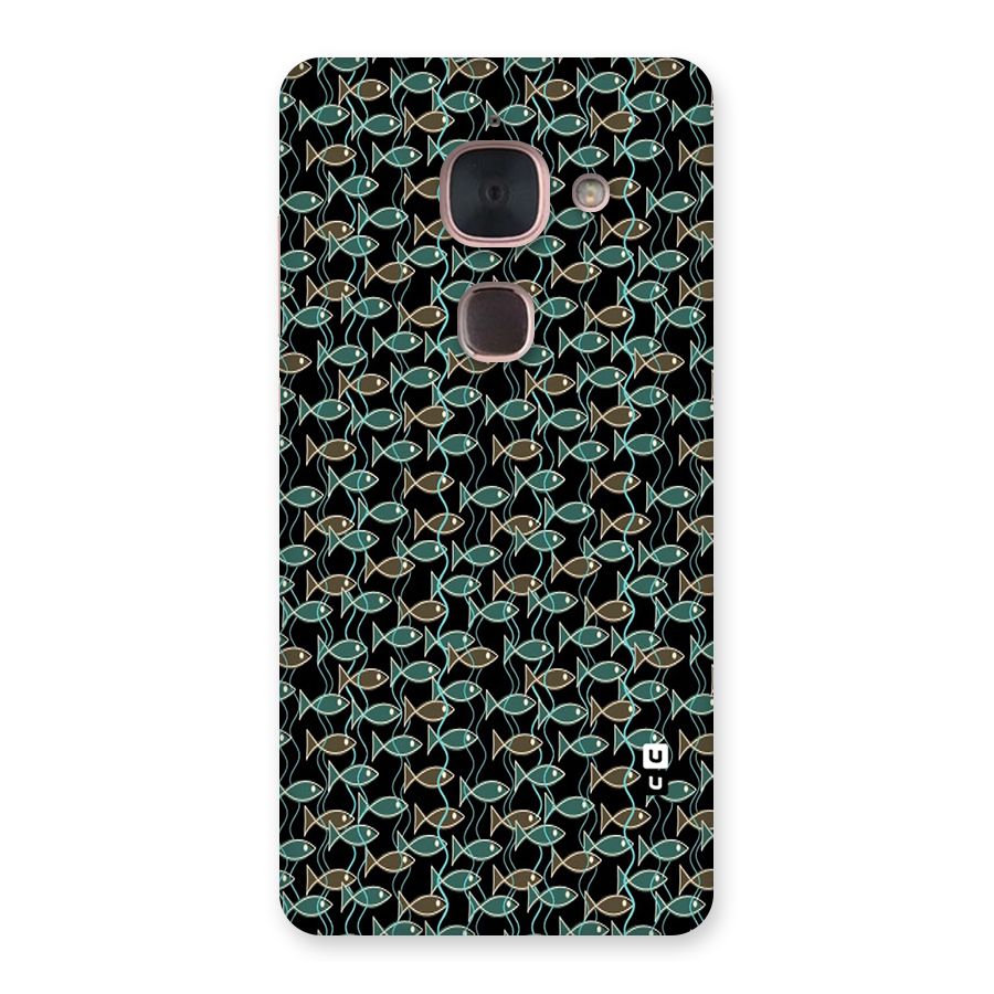 Animated Fishes Art Pattern Back Case for Le Max 2
