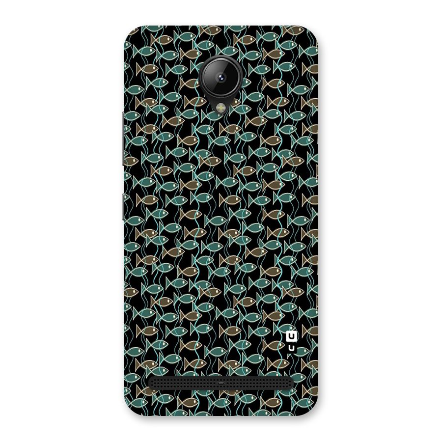 Animated Fishes Art Pattern Back Case for Lenovo C2