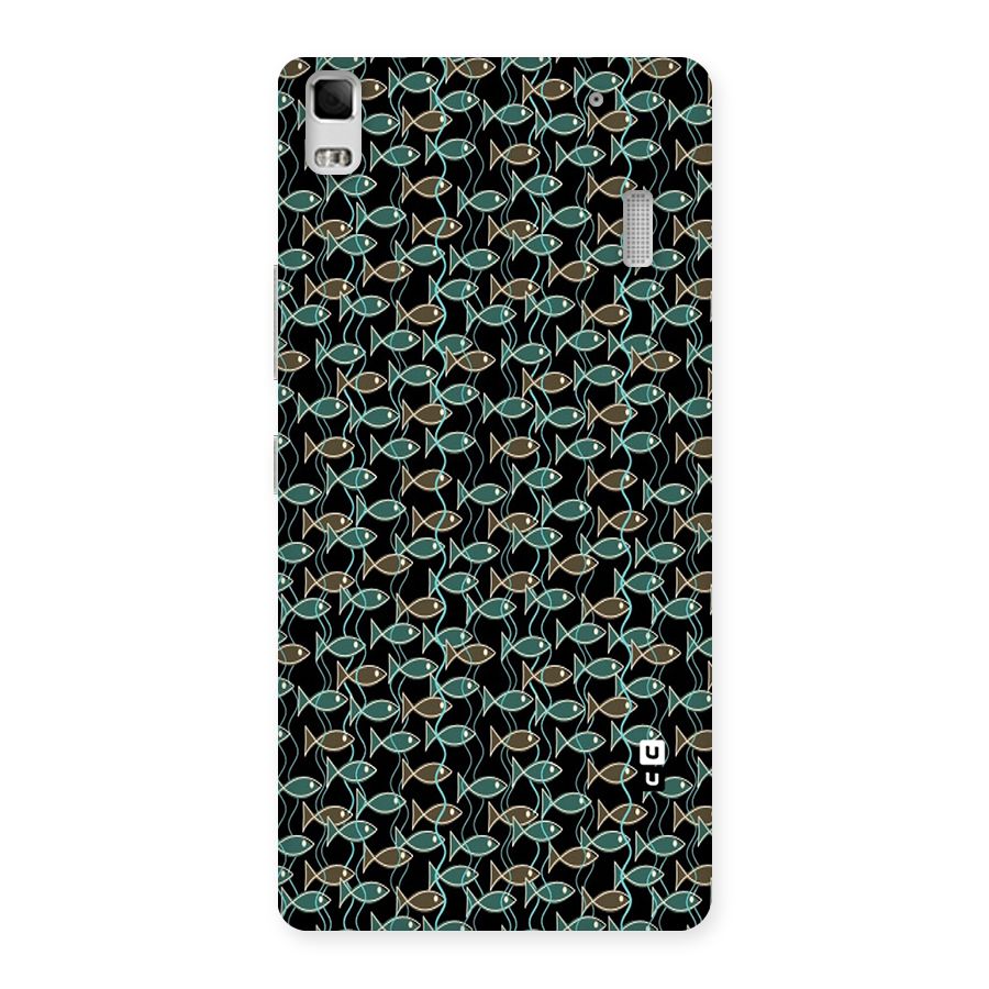 Animated Fishes Art Pattern Back Case for Lenovo K3 Note