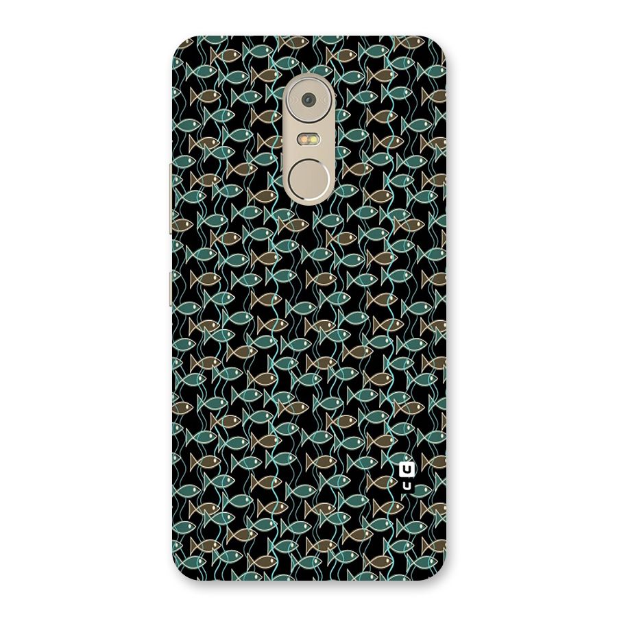 Animated Fishes Art Pattern Back Case for Lenovo K6 Note