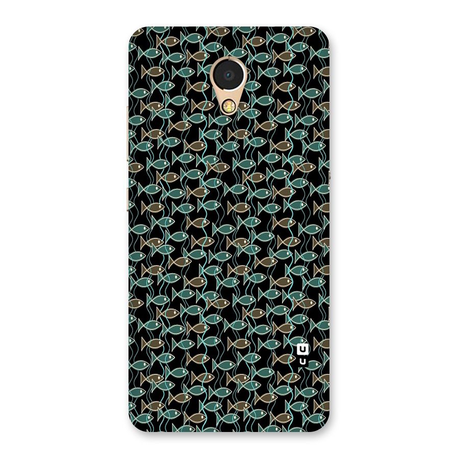 Animated Fishes Art Pattern Back Case for Lenovo P2