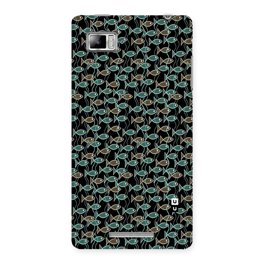 Animated Fishes Art Pattern Back Case for Lenovo Vibe Z K910