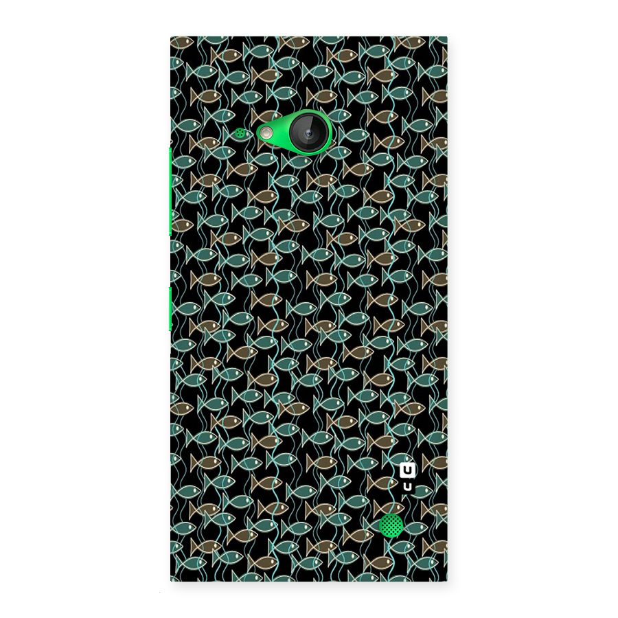 Animated Fishes Art Pattern Back Case for Lumia 730