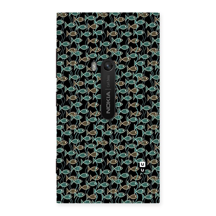 Animated Fishes Art Pattern Back Case for Lumia 920