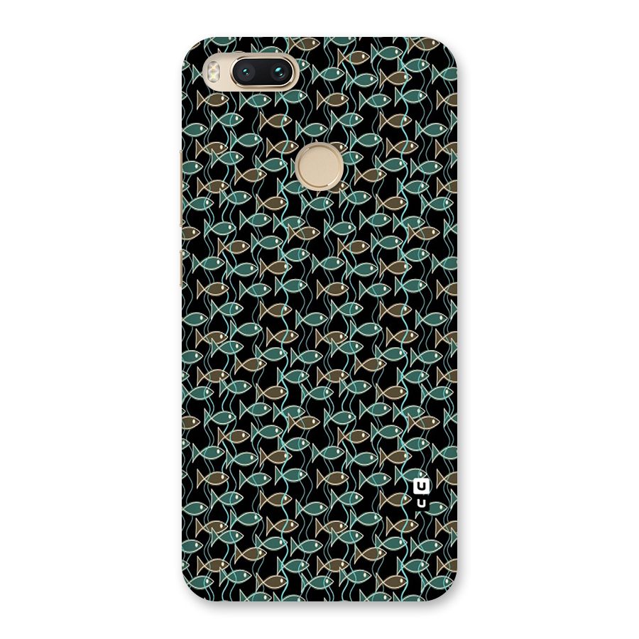 Animated Fishes Art Pattern Back Case for Mi A1