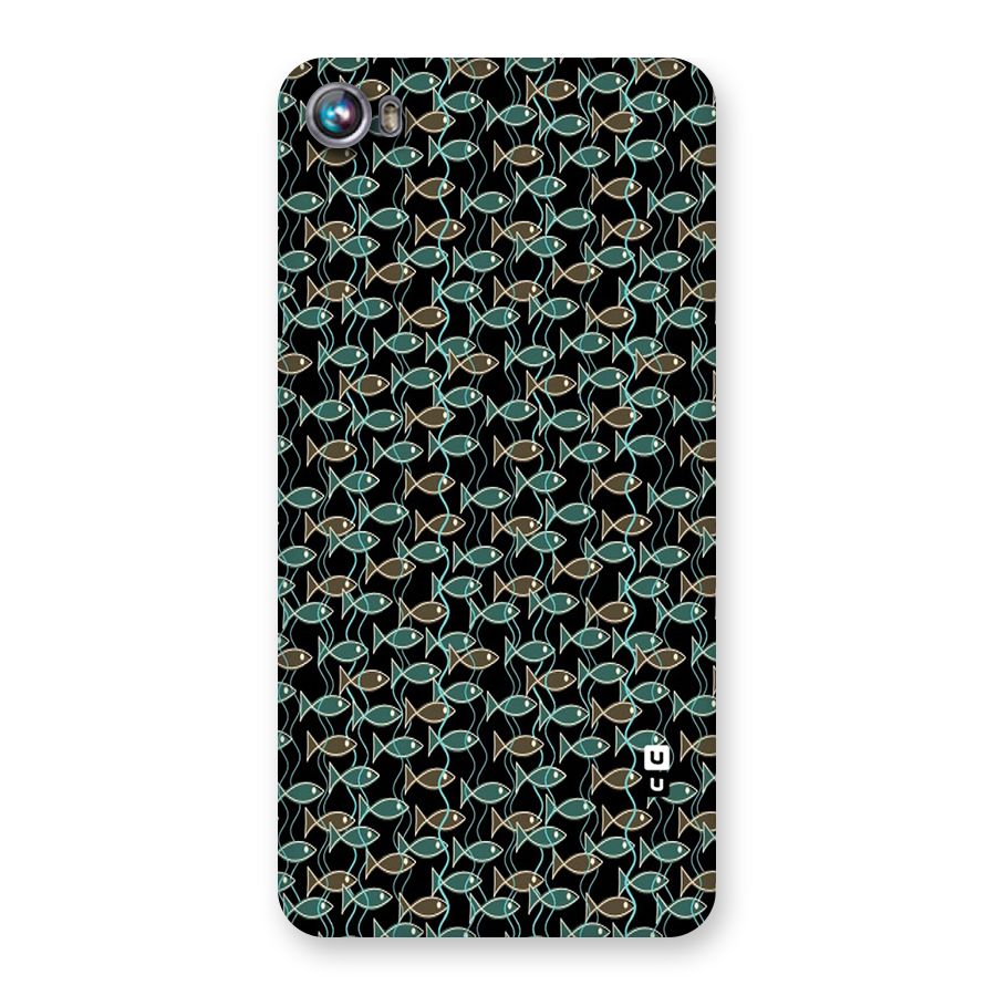 Animated Fishes Art Pattern Back Case for Micromax Canvas Fire 4 A107