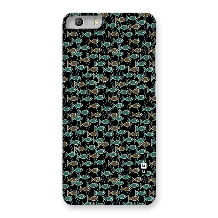 Animated Fishes Art Pattern Back Case for Micromax Canvas Knight 2