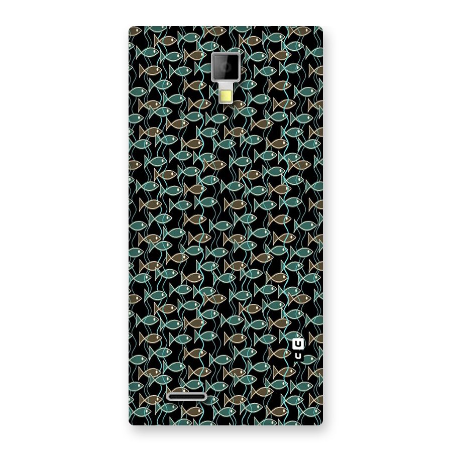 Animated Fishes Art Pattern Back Case for Micromax Canvas Xpress A99