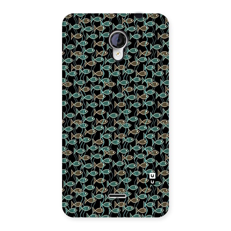 Animated Fishes Art Pattern Back Case for Micromax Unite 2 A106