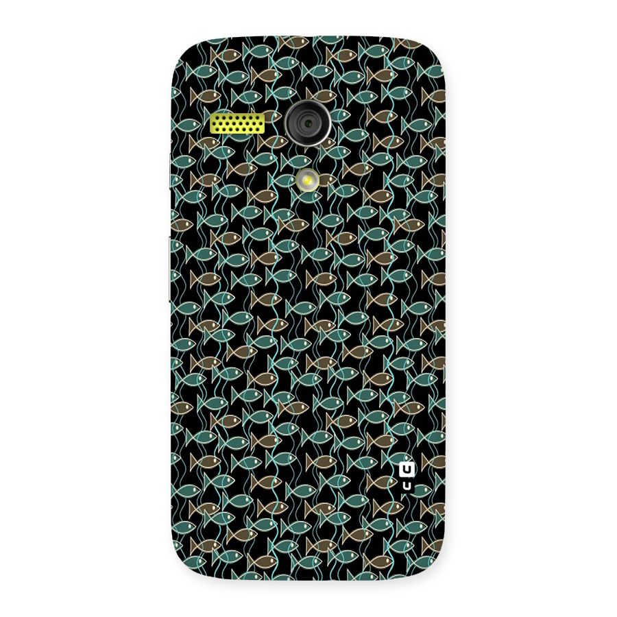 Animated Fishes Art Pattern Back Case for Moto G