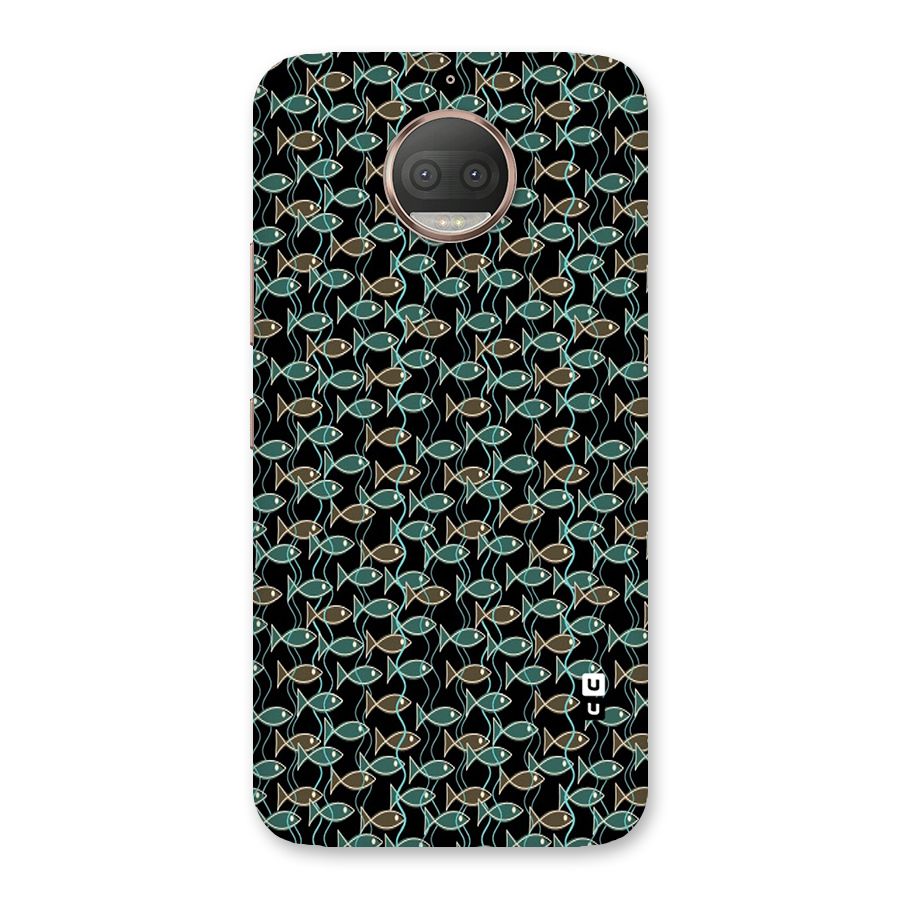 Animated Fishes Art Pattern Back Case for Moto G5s Plus