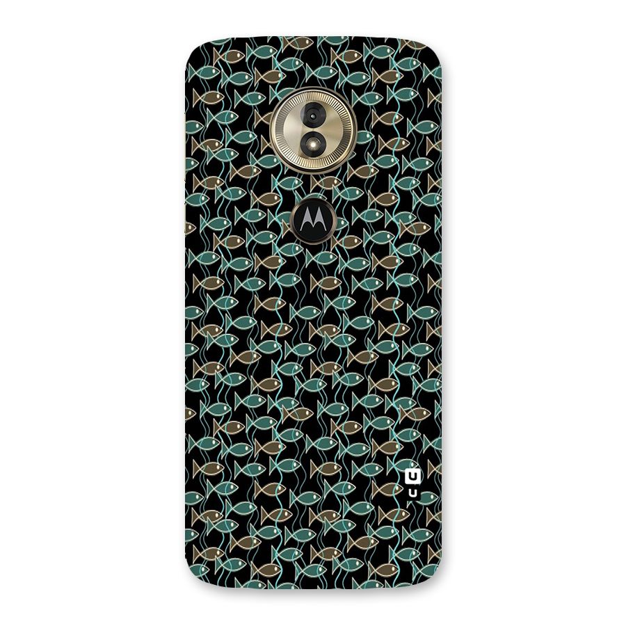 Animated Fishes Art Pattern Back Case for Moto G6 Play