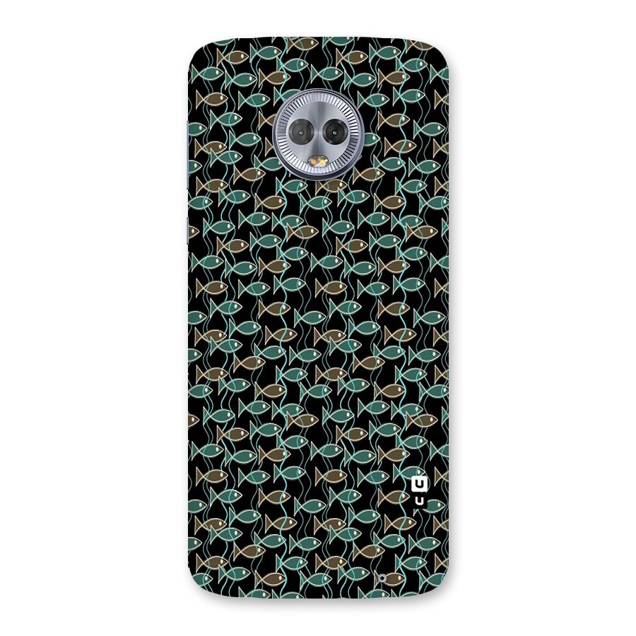Animated Fishes Art Pattern Back Case for Moto G6 Plus