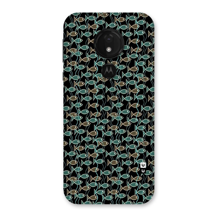 Animated Fishes Art Pattern Back Case for Moto G7 Power