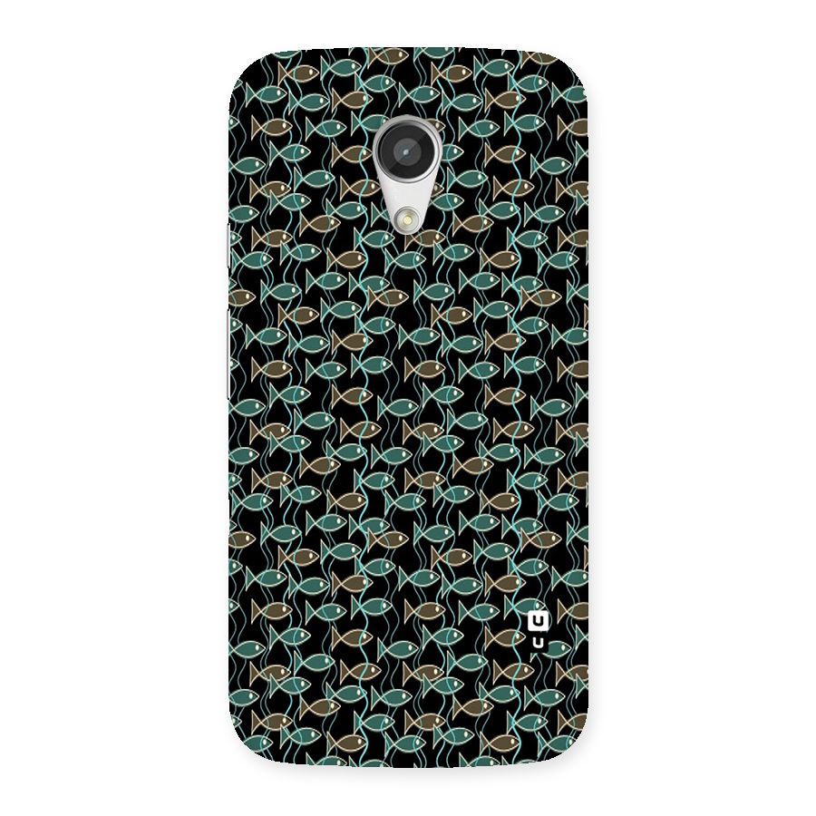 Animated Fishes Art Pattern Back Case for Moto G 2nd Gen