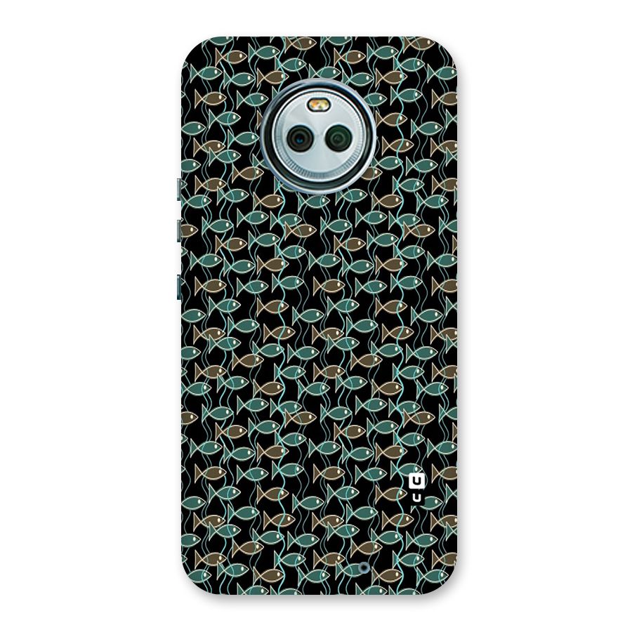 Animated Fishes Art Pattern Back Case for Moto X4