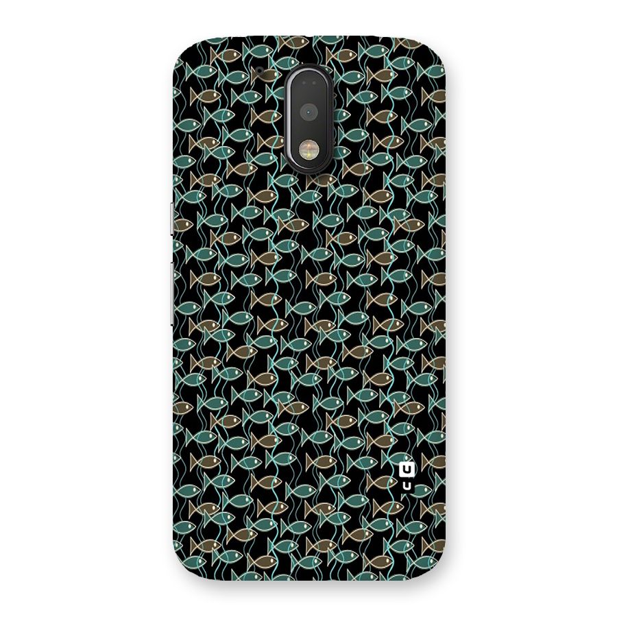 Animated Fishes Art Pattern Back Case for Motorola Moto G4