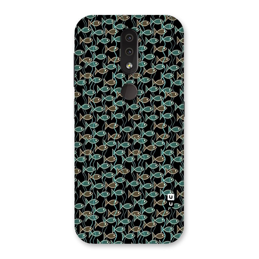 Animated Fishes Art Pattern Back Case for Nokia 4.2