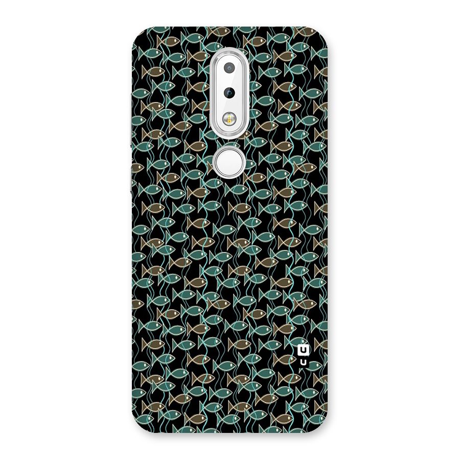Animated Fishes Art Pattern Back Case for Nokia 6.1 Plus