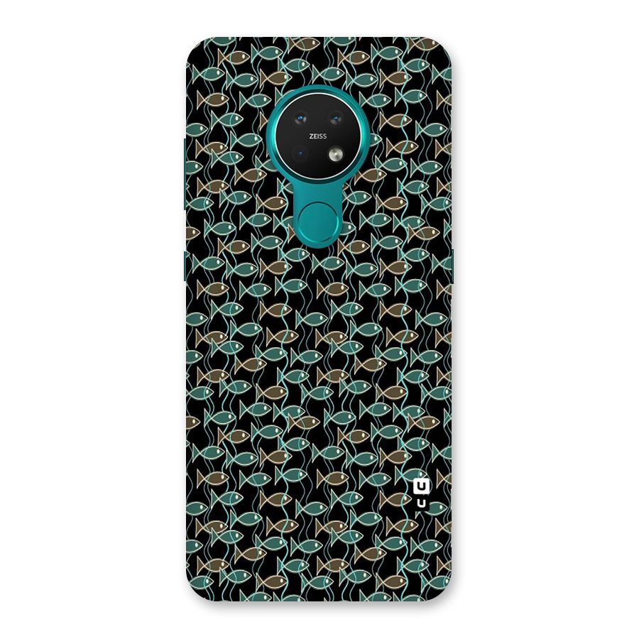 Animated Fishes Art Pattern Back Case for Nokia 7.2