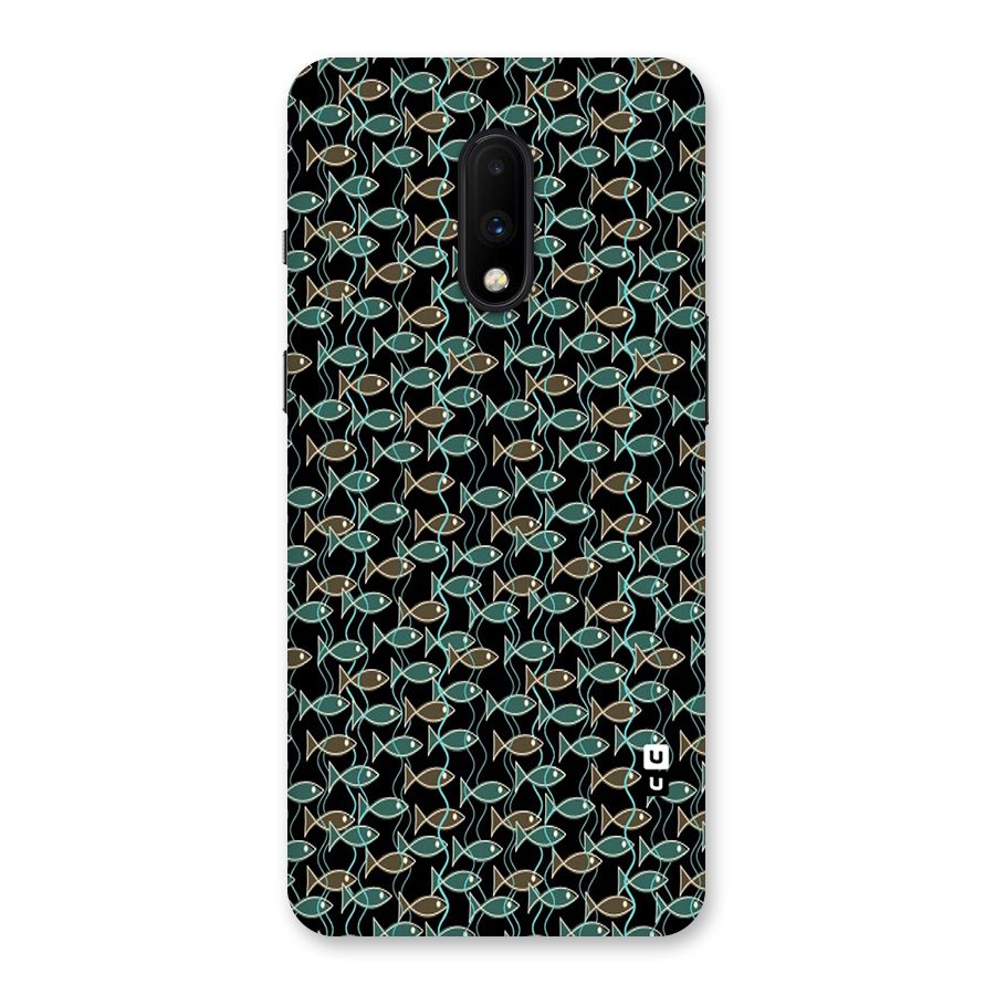 Animated Fishes Art Pattern Back Case for OnePlus 7