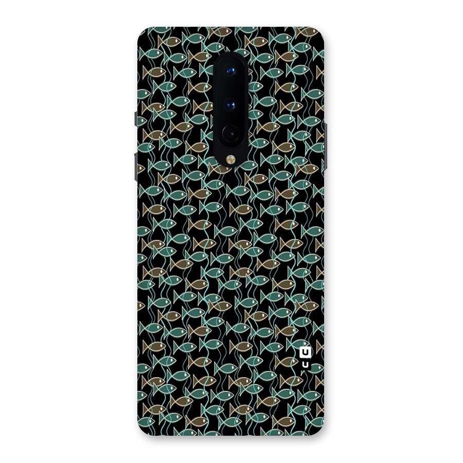 Animated Fishes Art Pattern Back Case for OnePlus 8