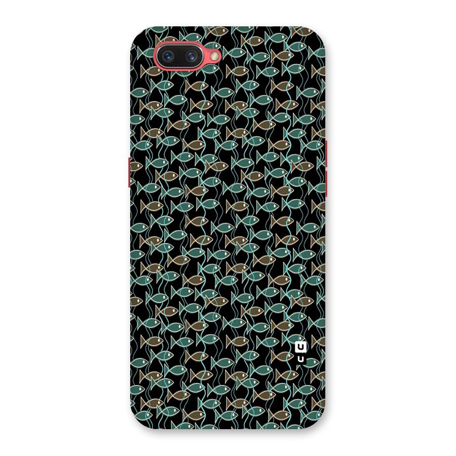 Animated Fishes Art Pattern Back Case for Oppo A3s