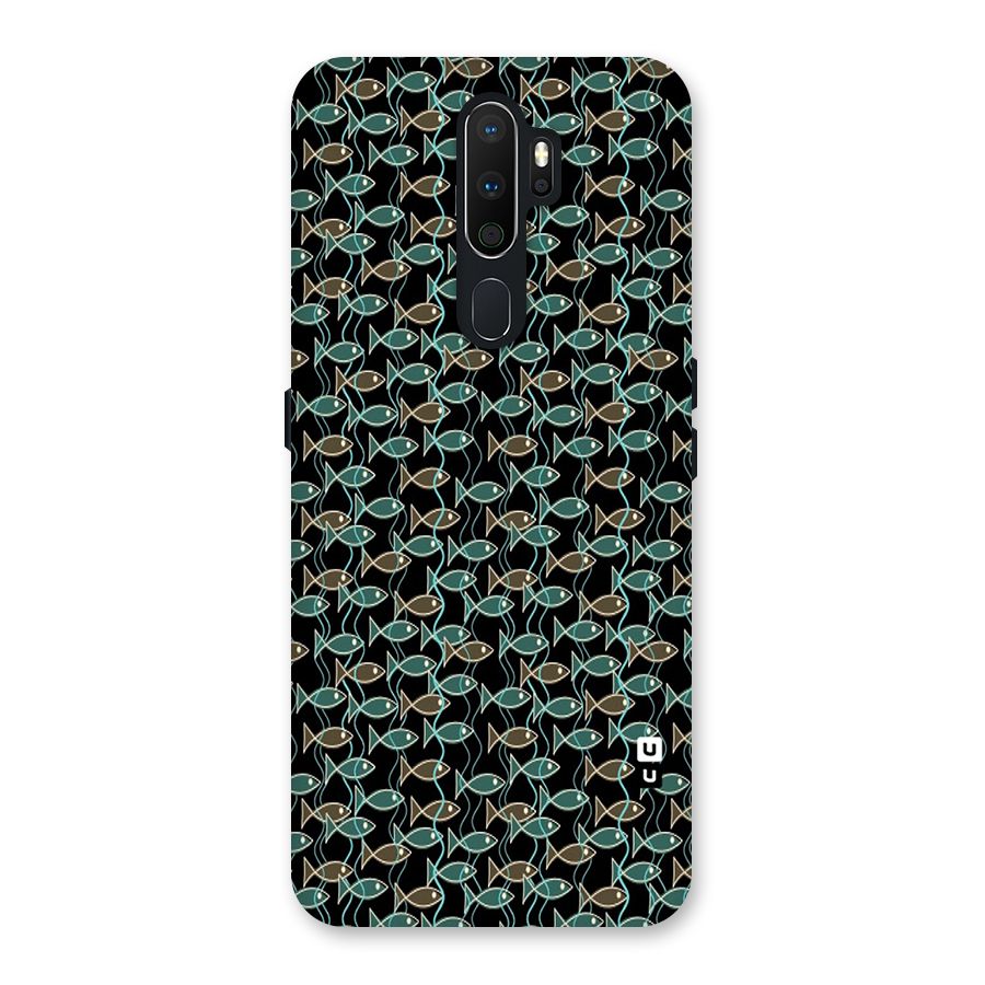 Animated Fishes Art Pattern Back Case for Oppo A5 (2020)