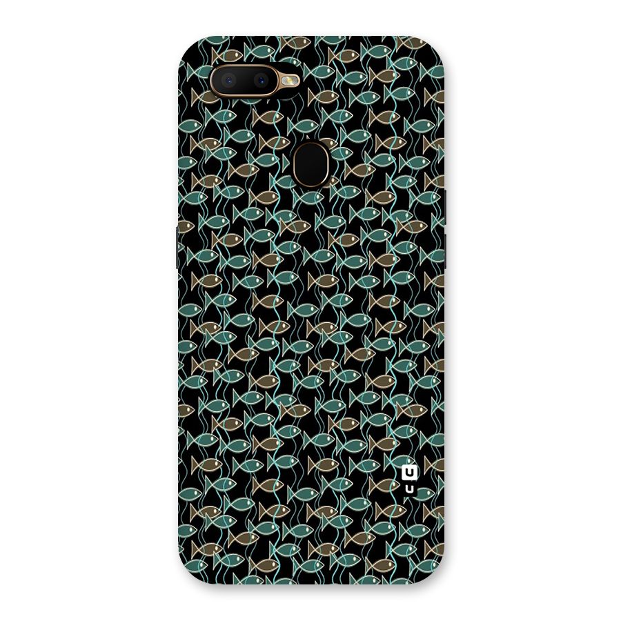 Animated Fishes Art Pattern Back Case for Oppo A5s
