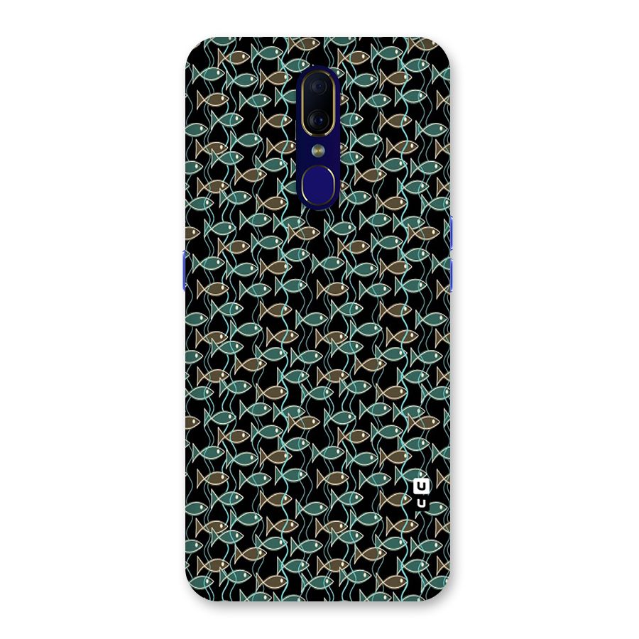 Animated Fishes Art Pattern Back Case for Oppo A9