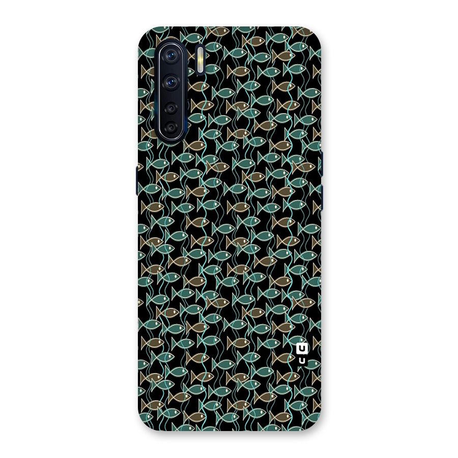 Animated Fishes Art Pattern Back Case for Oppo F15